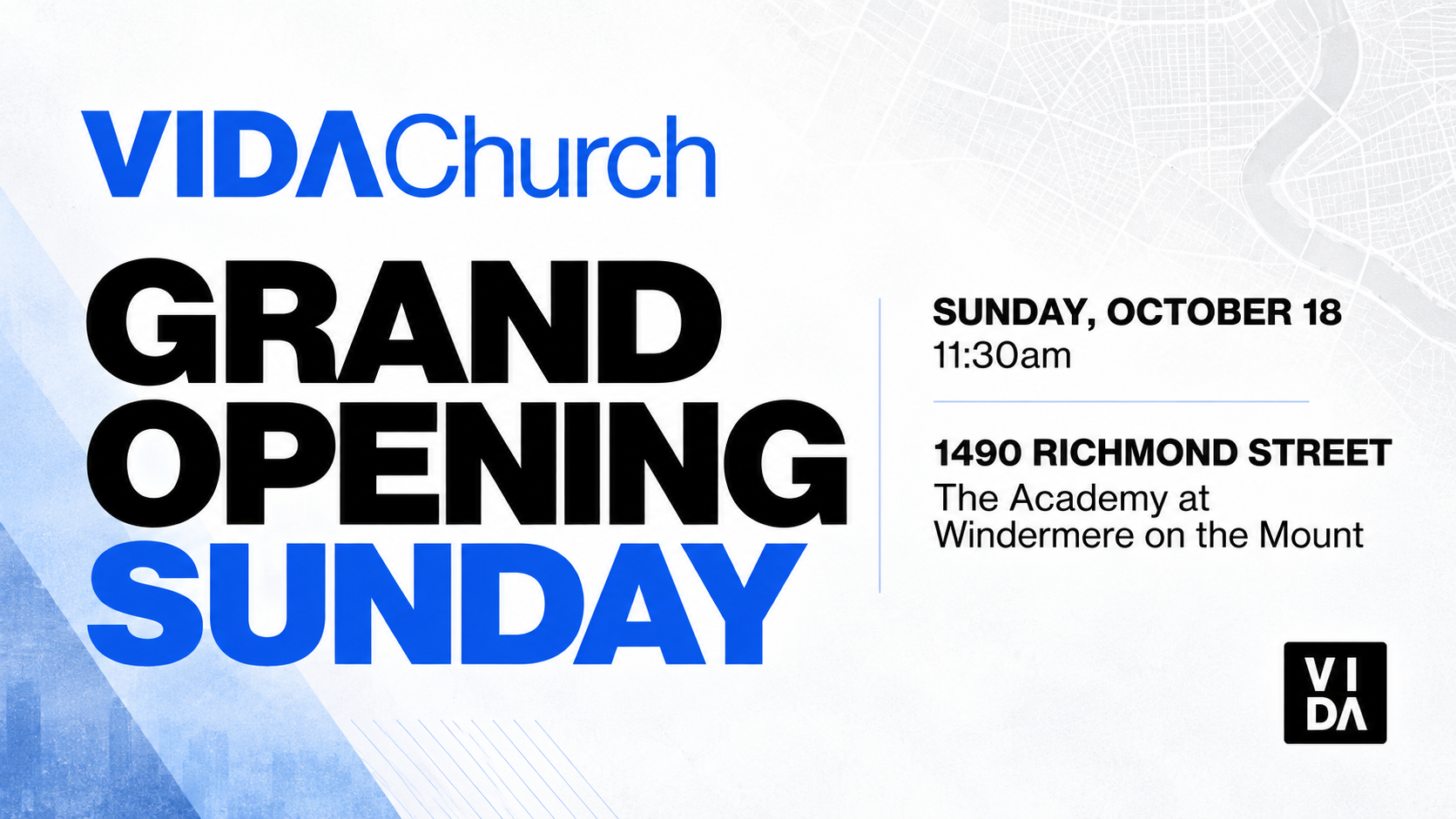 Grand Opening Sunday