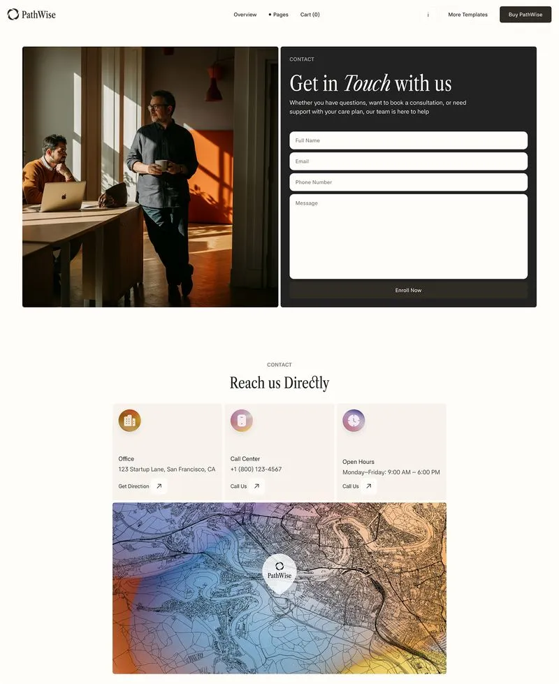 Schools Coaching Webflow template 