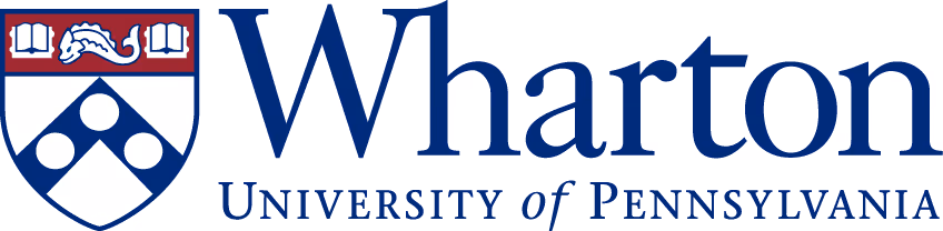 Wharton University of Pennsylvania logo.