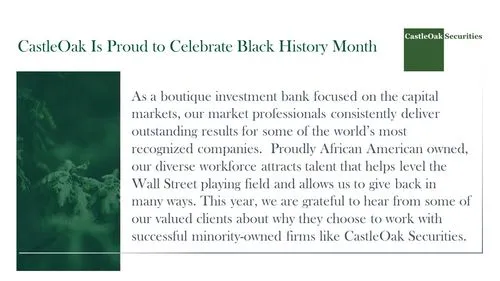 CastleOak Celebrates Black History Month