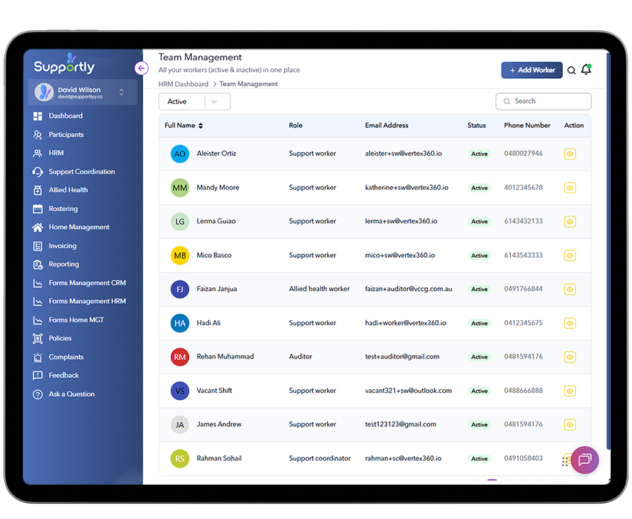 Workers' Mobile App Image