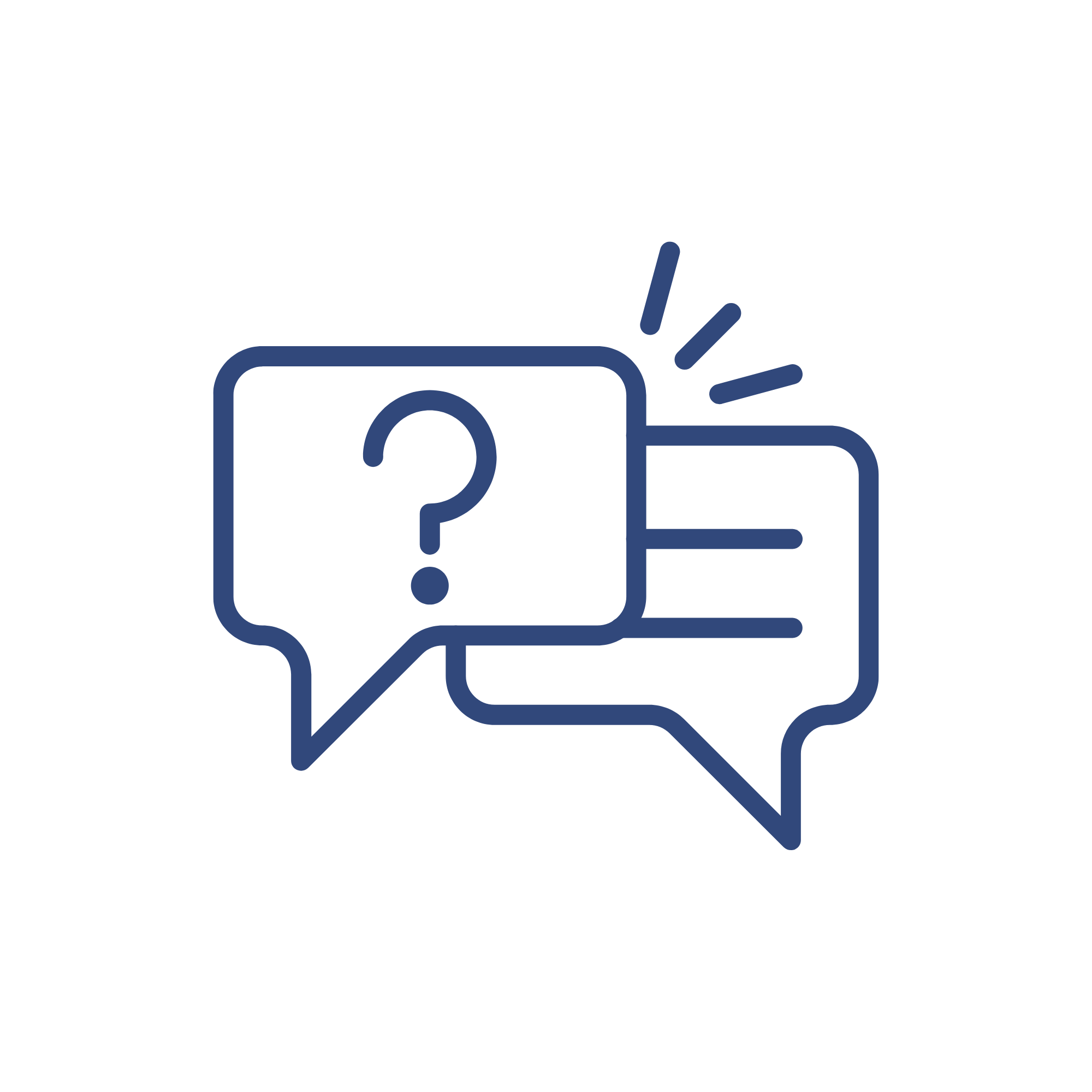 Shift End Questions Icon