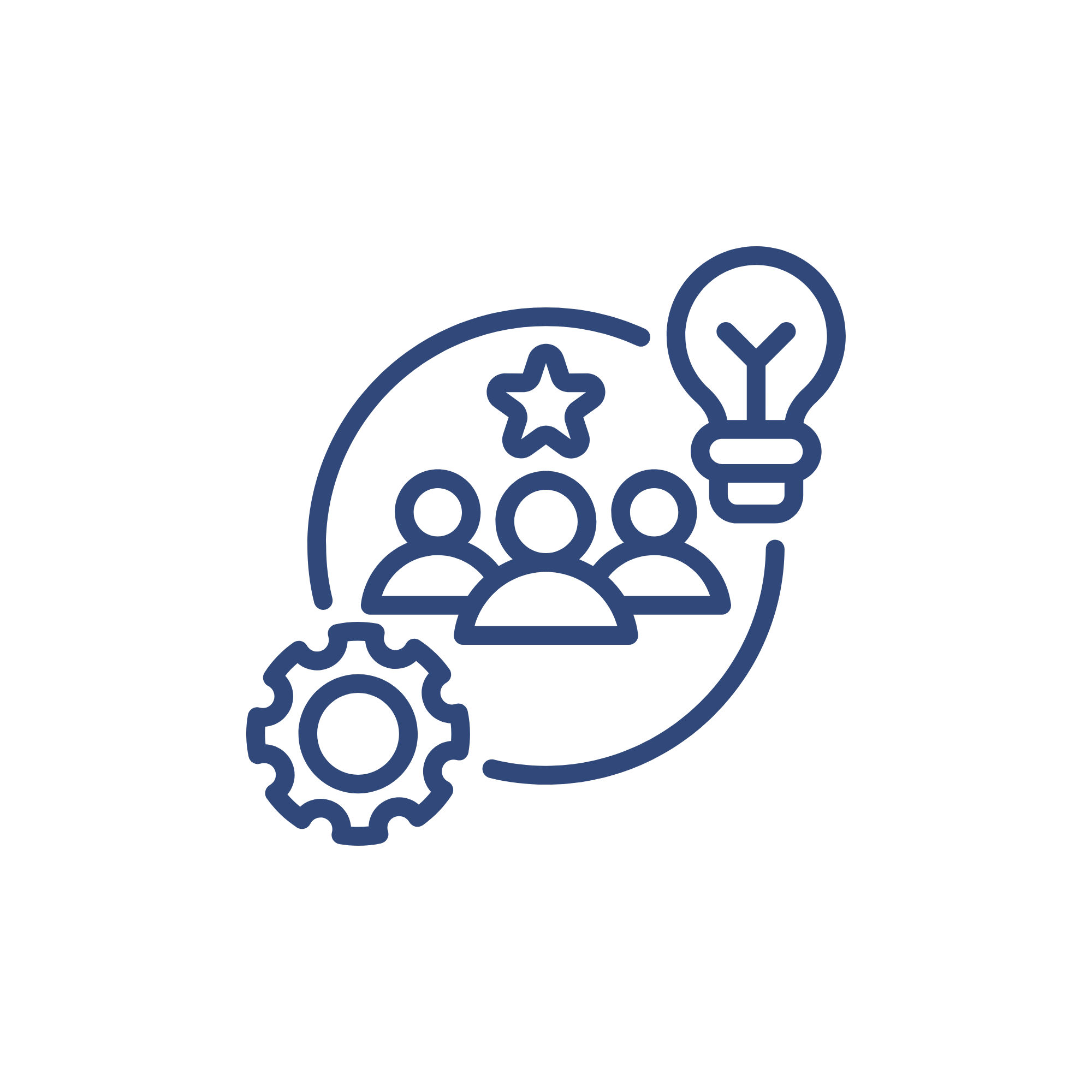 Performance Management System Icon