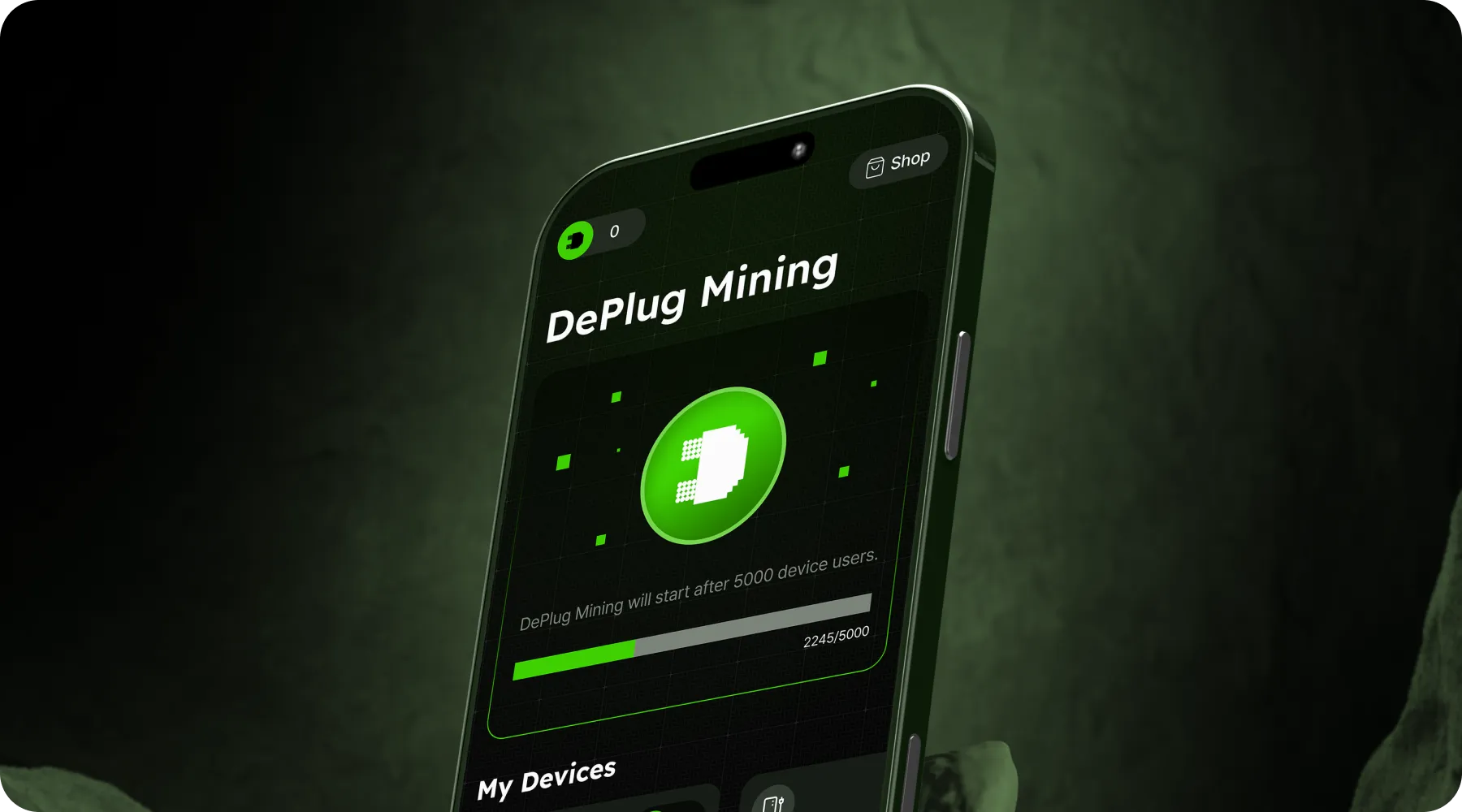 Collage showing Siho Park as Founder & CEO, DePlug app icon on a smartphone screen, DePlug logo with design grid, browser window with DePlug website, and icons for Phantom and Metamask wallets alongside a stylized portrait of a man.