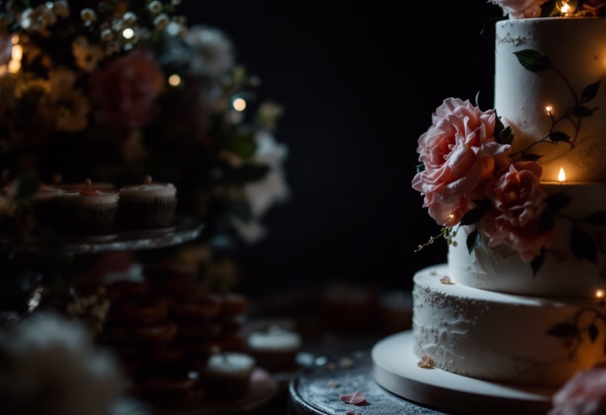 image of wedding catering display