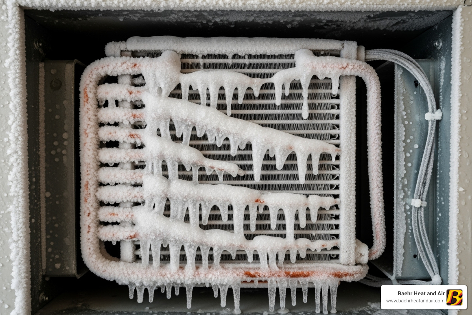 frozen evaporator coil - AC not cooling