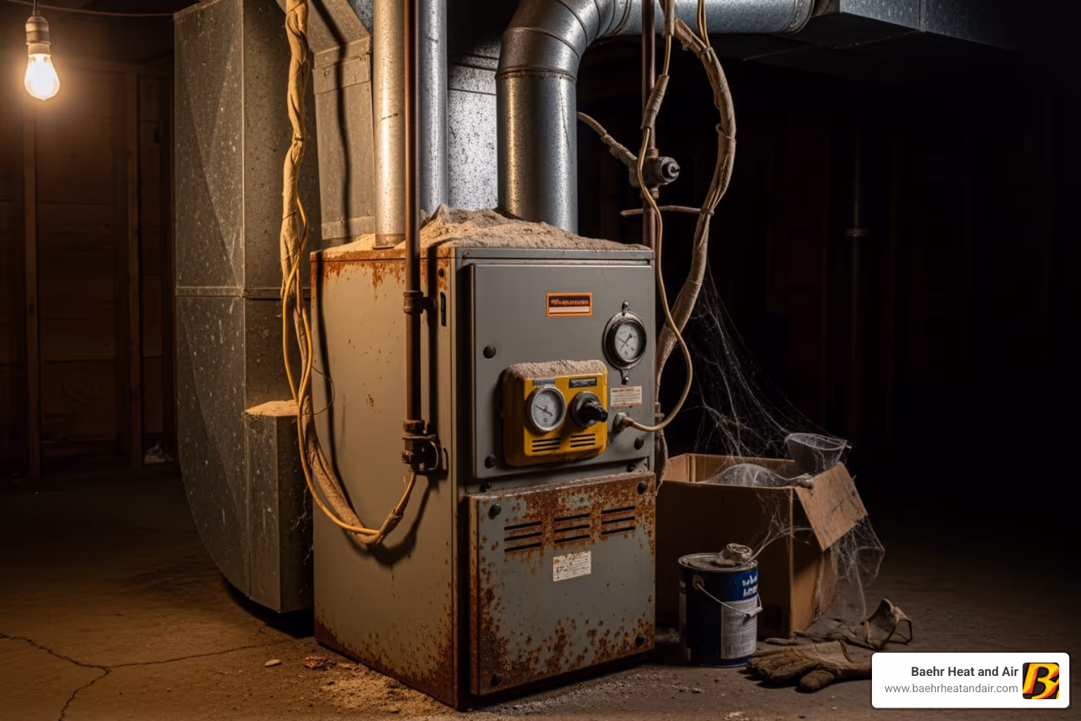 old, inefficient furnace - heating replacement Grass Valley