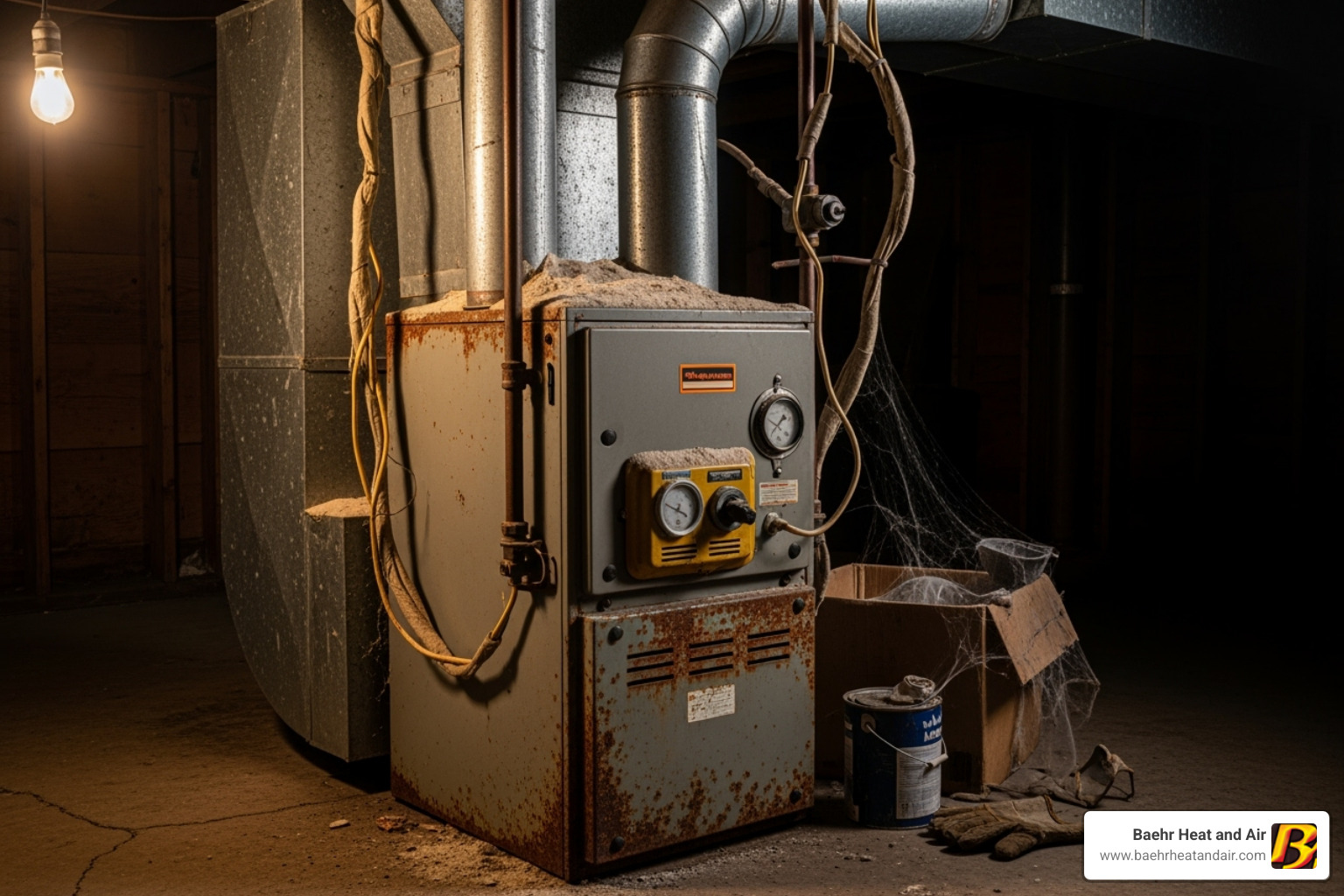 old, inefficient furnace - heating replacement Grass Valley