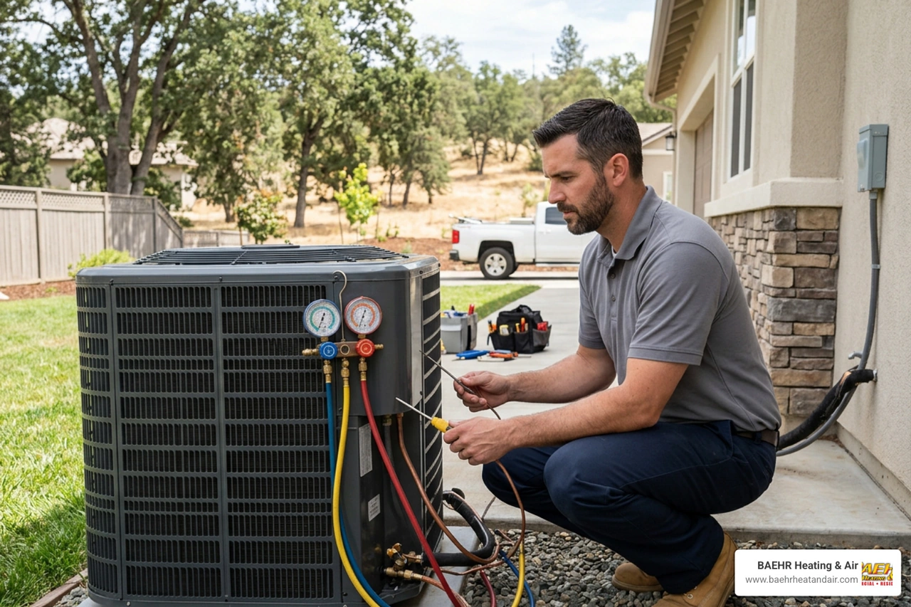 How to Check if AC Refrigerant Is Low in Nevada County