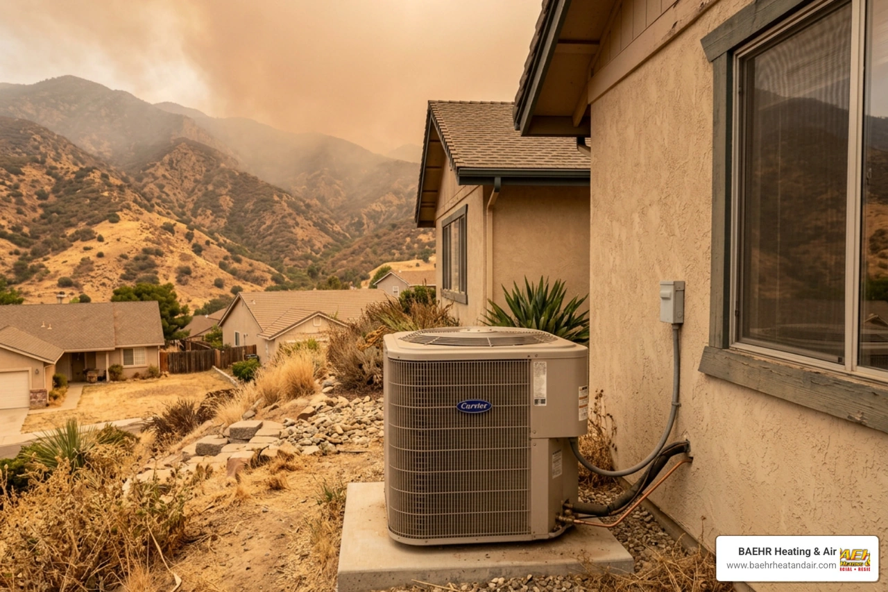 How Heat and Wildfire Smoke Shorten AC Life
