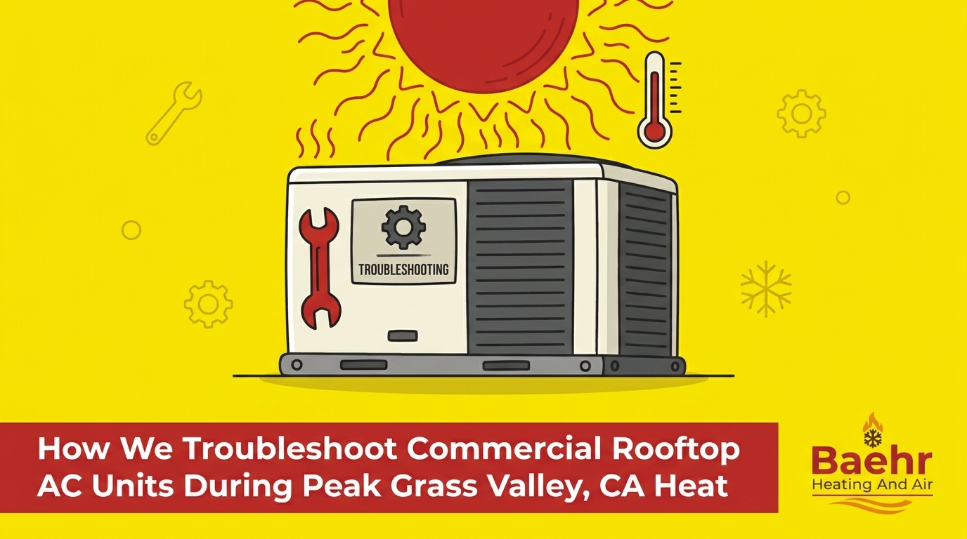 How We Troubleshoot Commercial Rooftop AC Units During Peak Grass Valley Heat