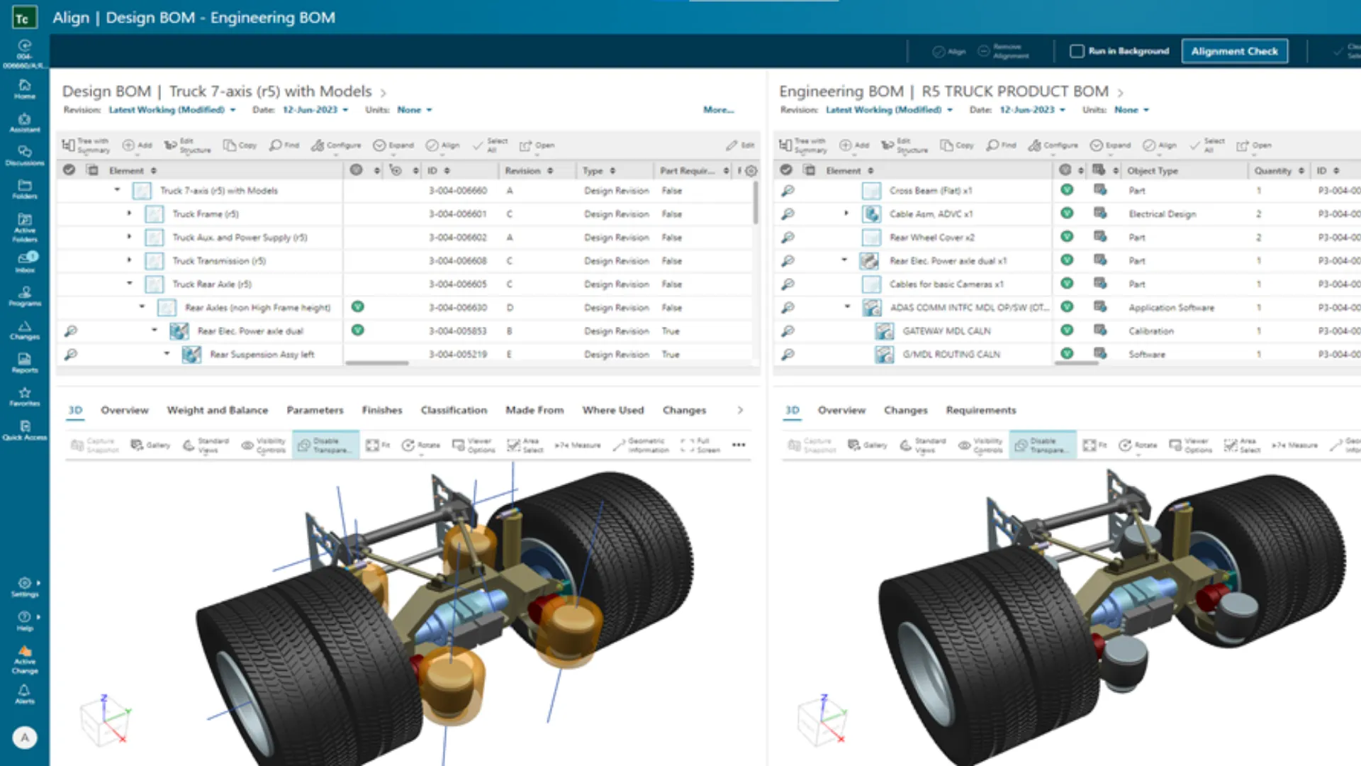 Siemens Teamcenter Foundation interface