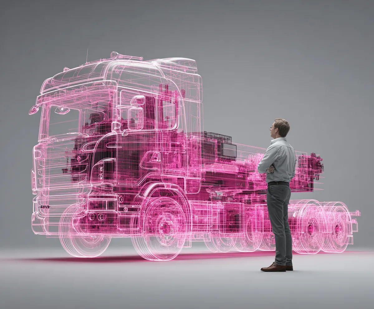 NX CAD 3D design with someone observing it