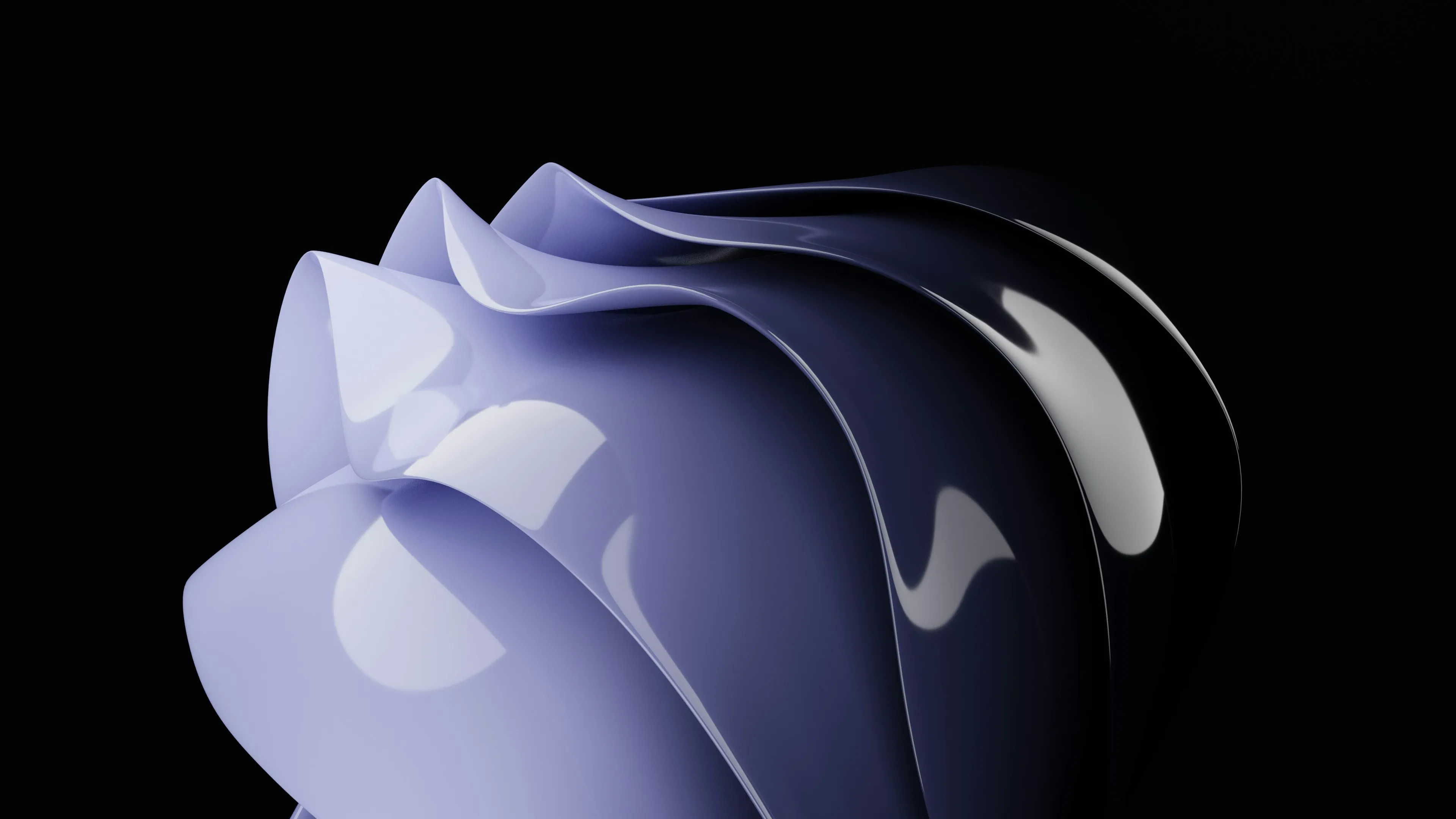 Macro image of purple abstract object