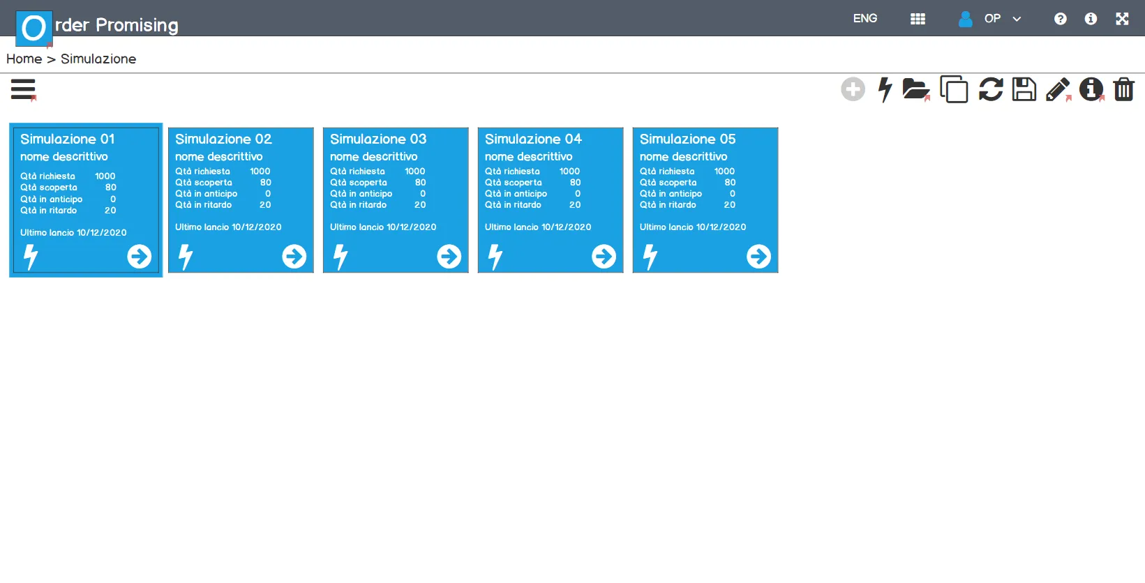 sedApta Software Suite - Order Promising and Simulation Studies