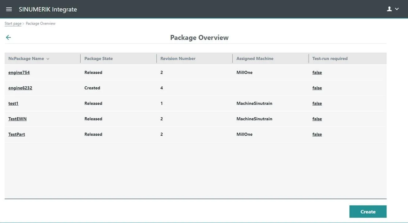 Siemens SINUMERIK Integrate for Production - Manage MyResources / Programs