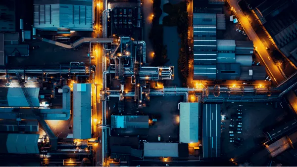 Simulated manufacturing machine touching products