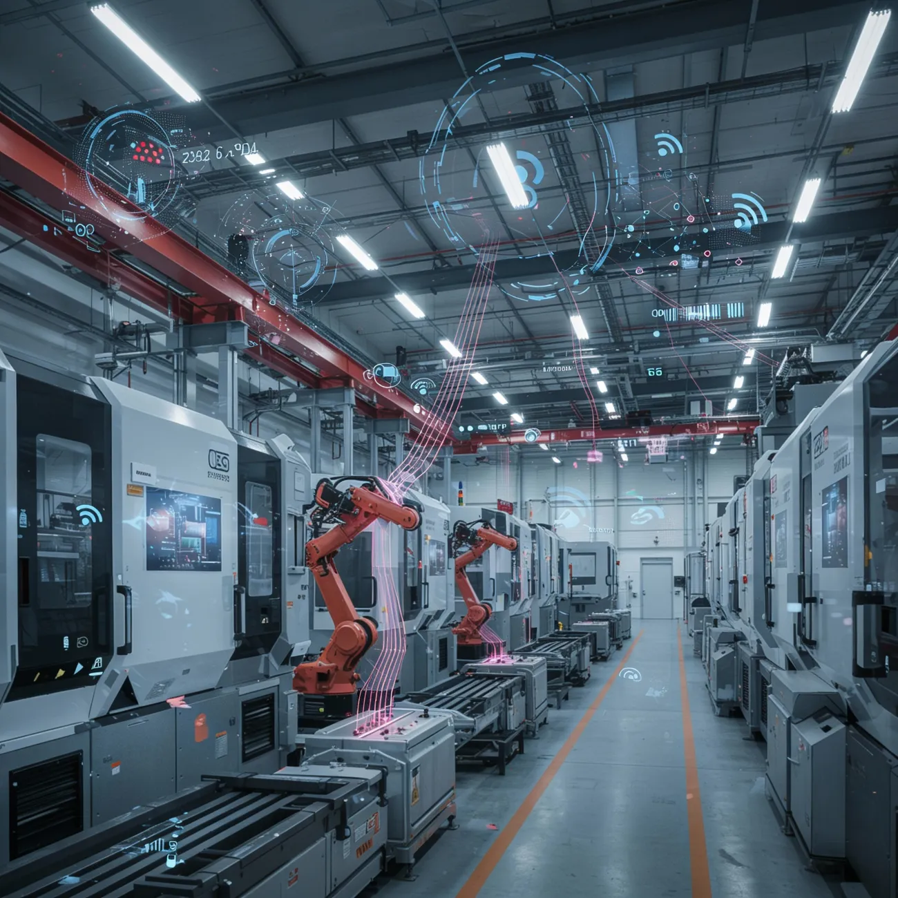 Connected industrial machines through IIoT