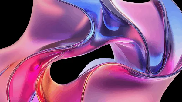 Colorful abstract image with swirls