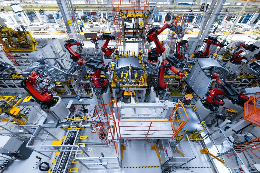 High-level view of factory floor