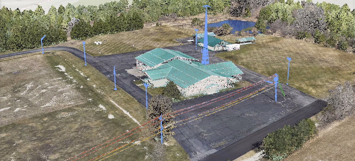 3D LiDAR aerial map 