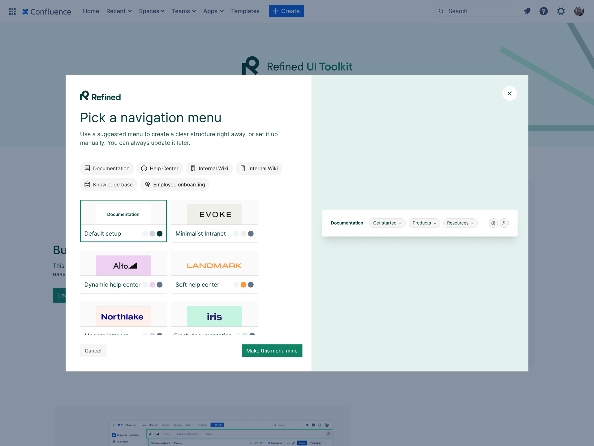 Refined Navigation Kit