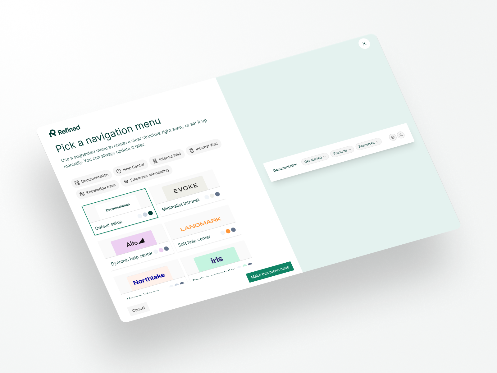 Refined Navigation Kit