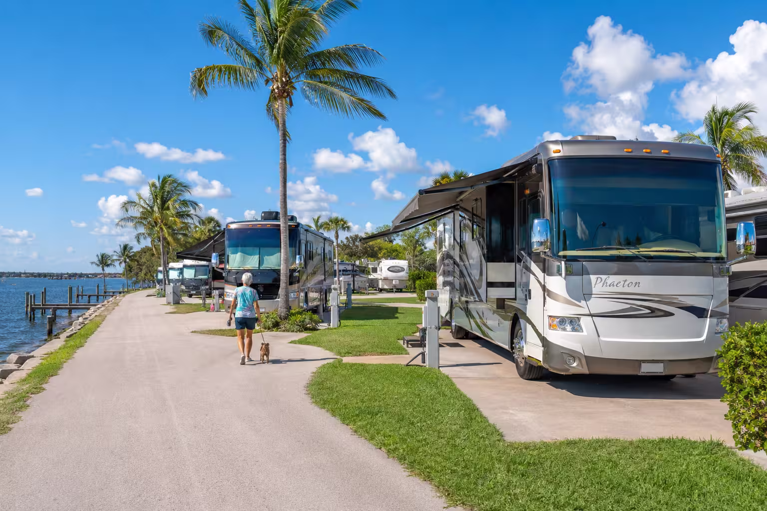 Tampa RV park with long term sites