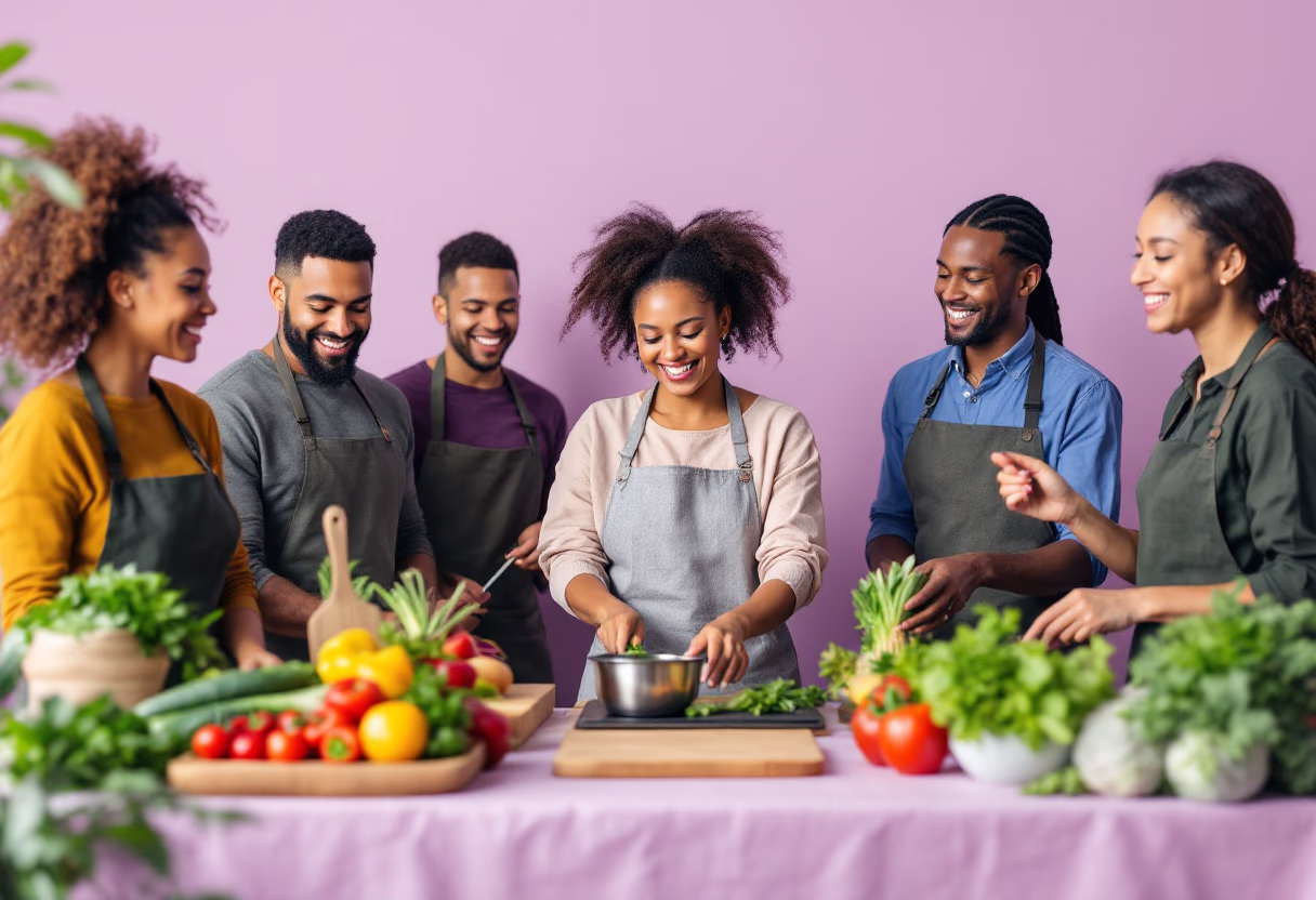 image of community involvement (for a grocery store)