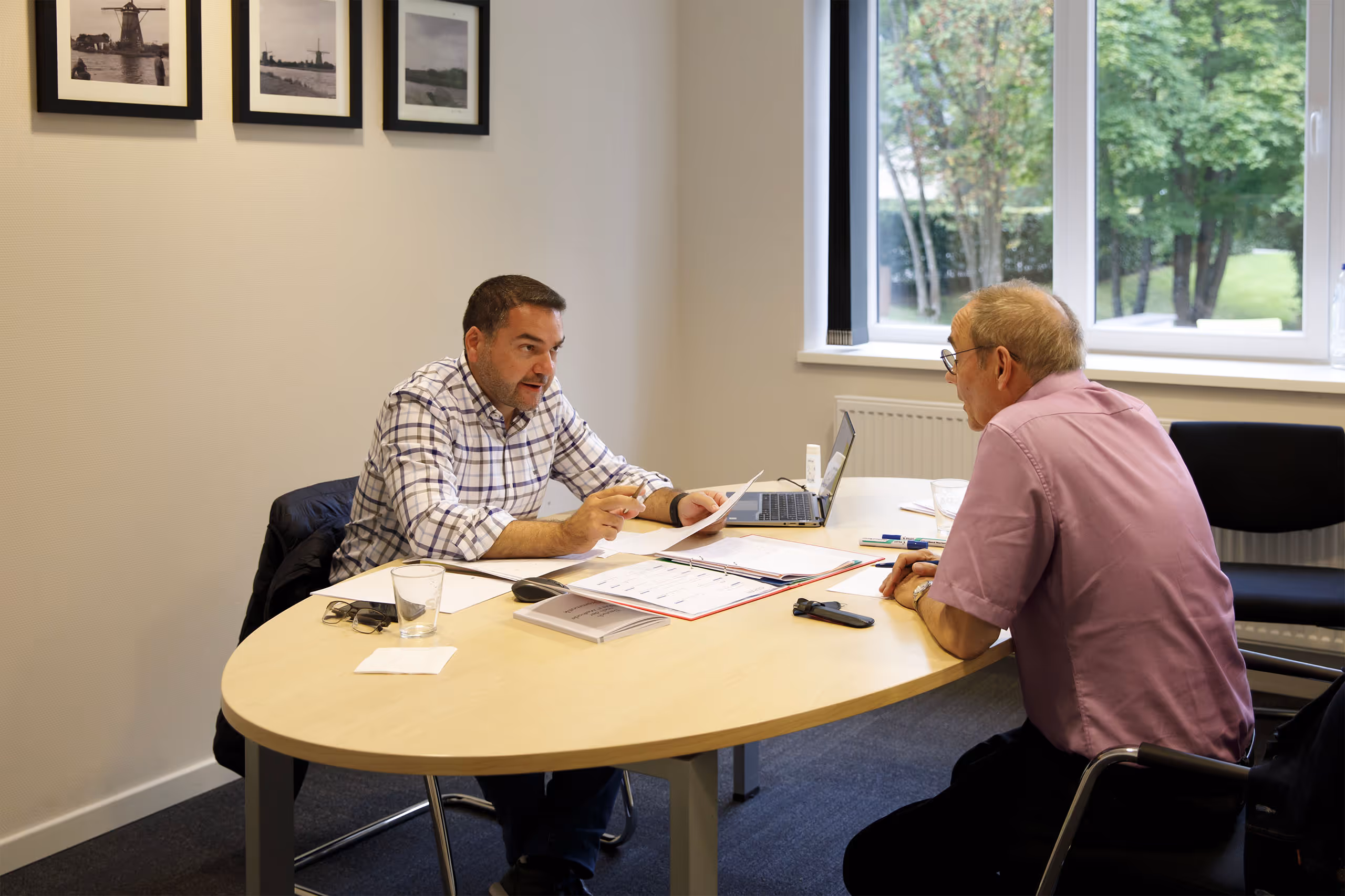 Individueel interview in het CERAN-centrum in Spa (België)