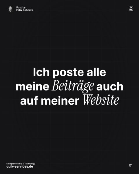 LinkedIn-Post spiegelt sich automatisch auf Website wider, unabhängig vom Algorithmus
