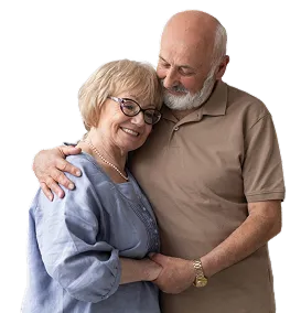 Couple discussing retirement planning goals