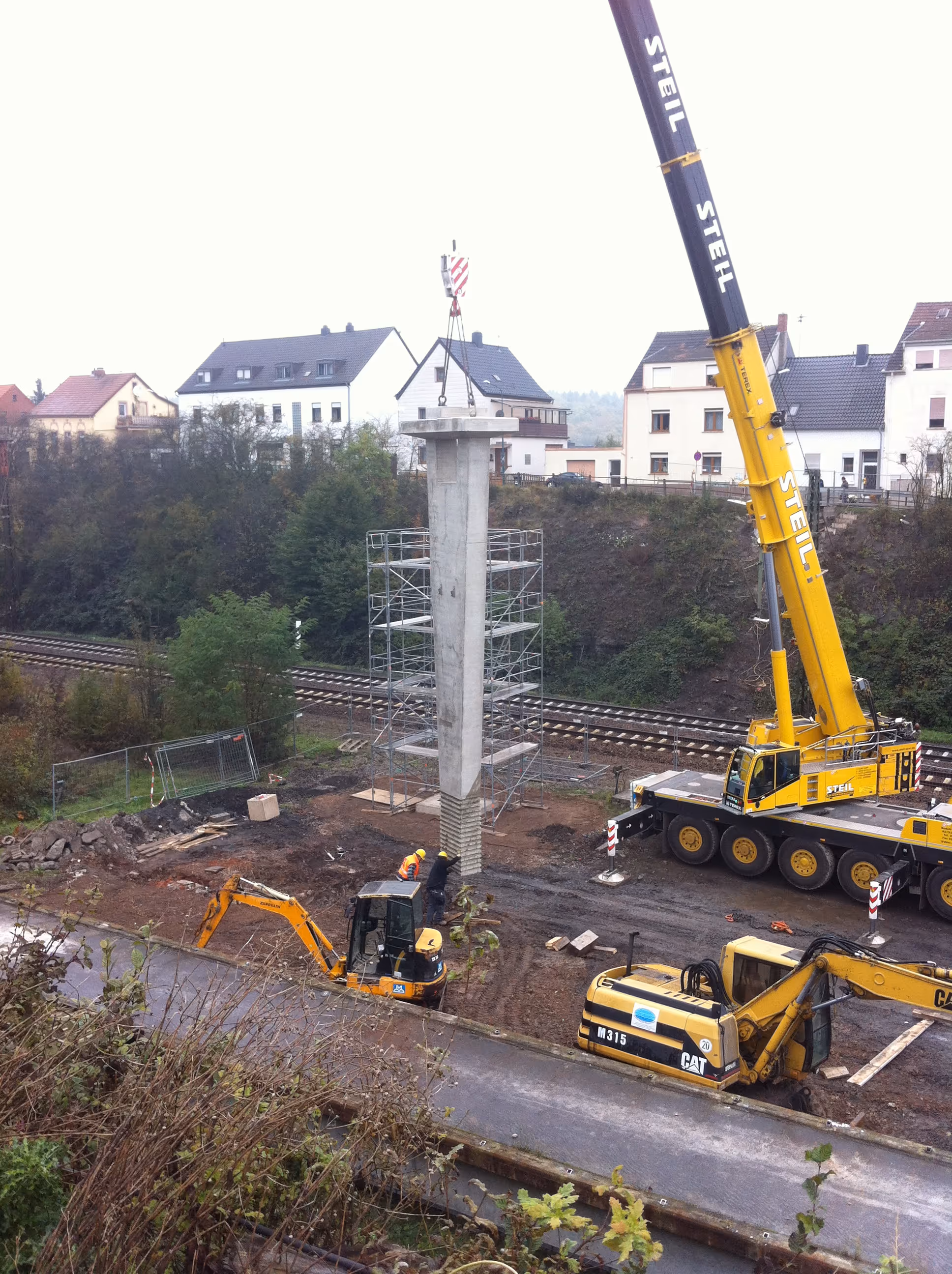 Kranmontage im Brückenbau – Bauleitung und Statik von IBWS