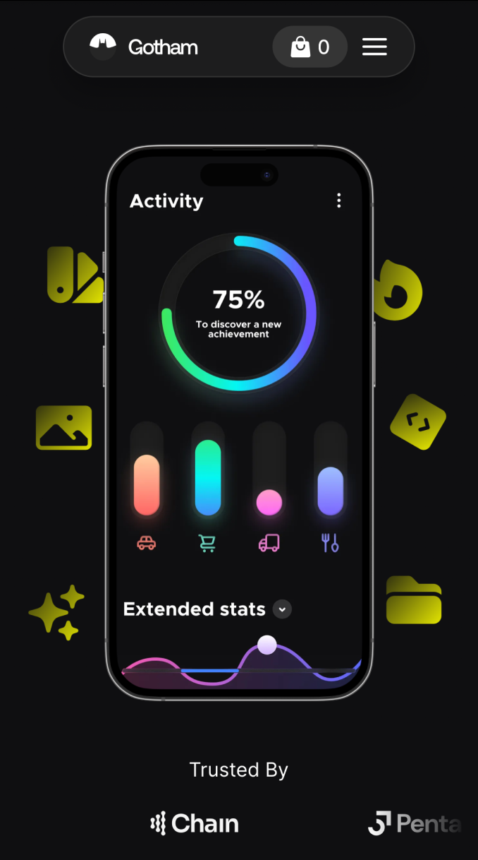 App Webflow Template - Gotham - Created by Wedoflow.com and Azwedo.com