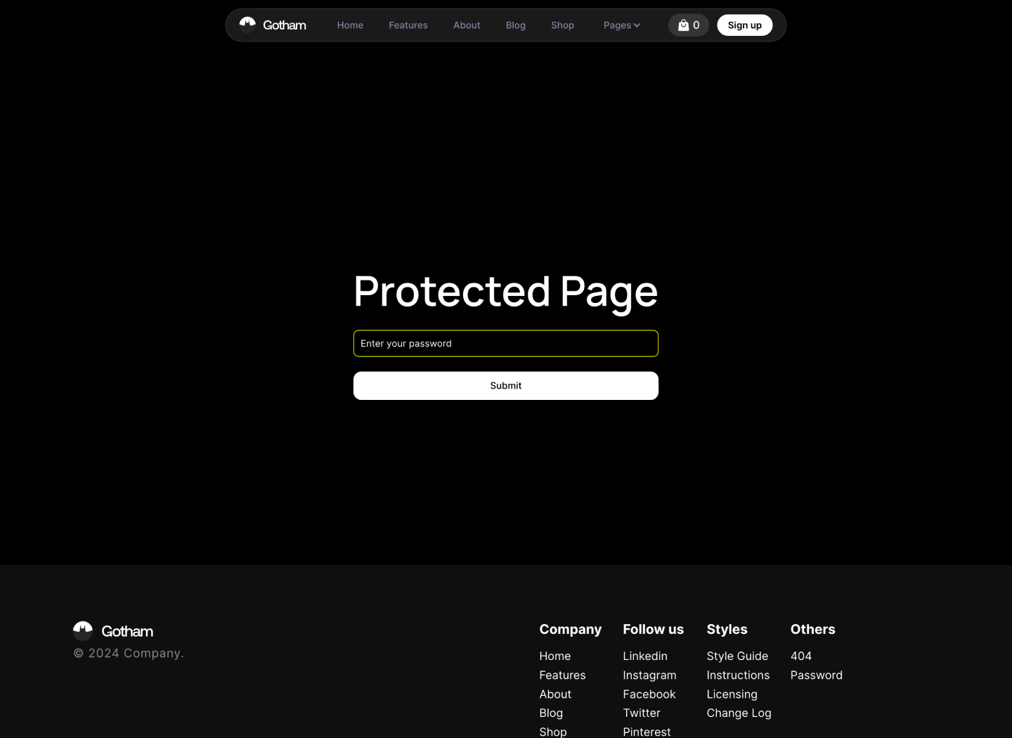 App Webflow Template - Gotham - Created by Wedoflow.com and Azwedo.com