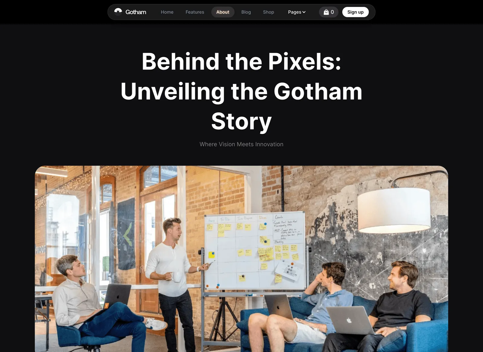 App Webflow Template - Gotham - Created by Wedoflow.com and Azwedo.com