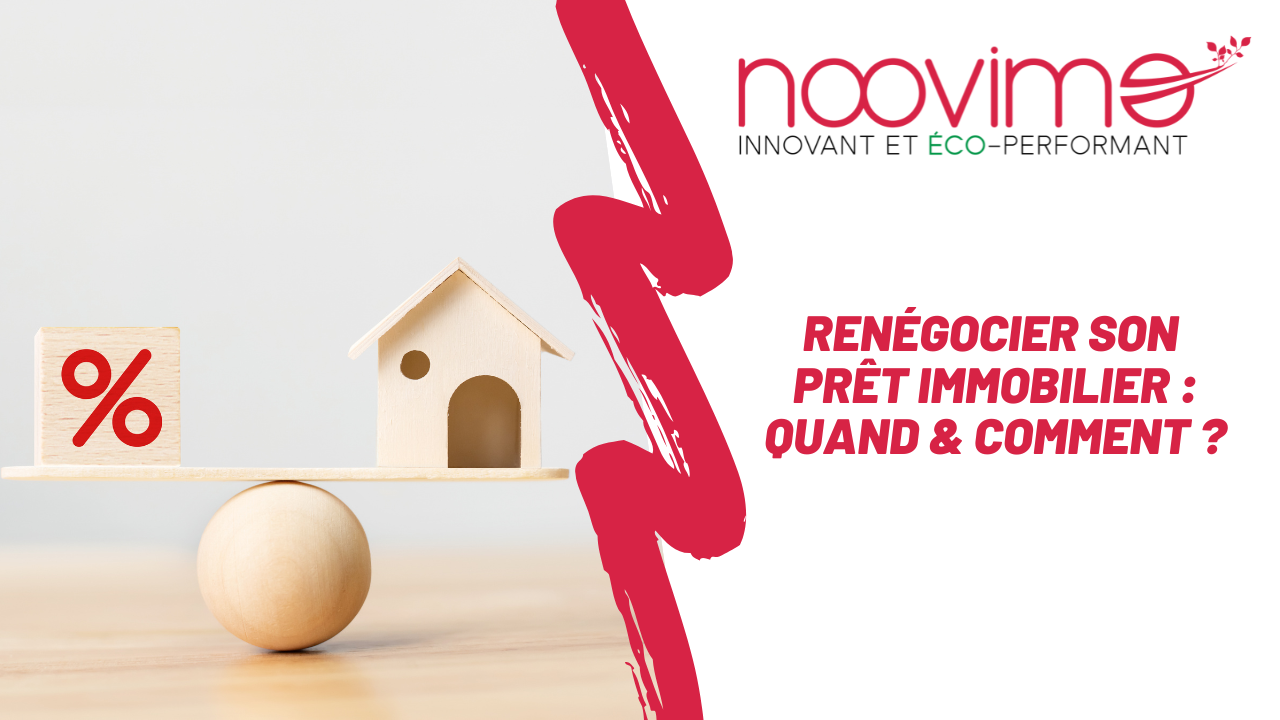 Visuel sur la renégociation de prêt immobilier