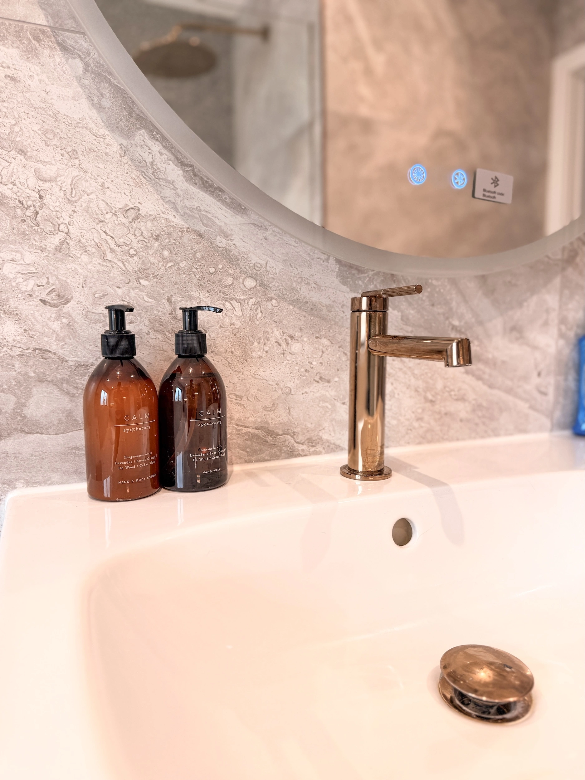 Newly installed sink