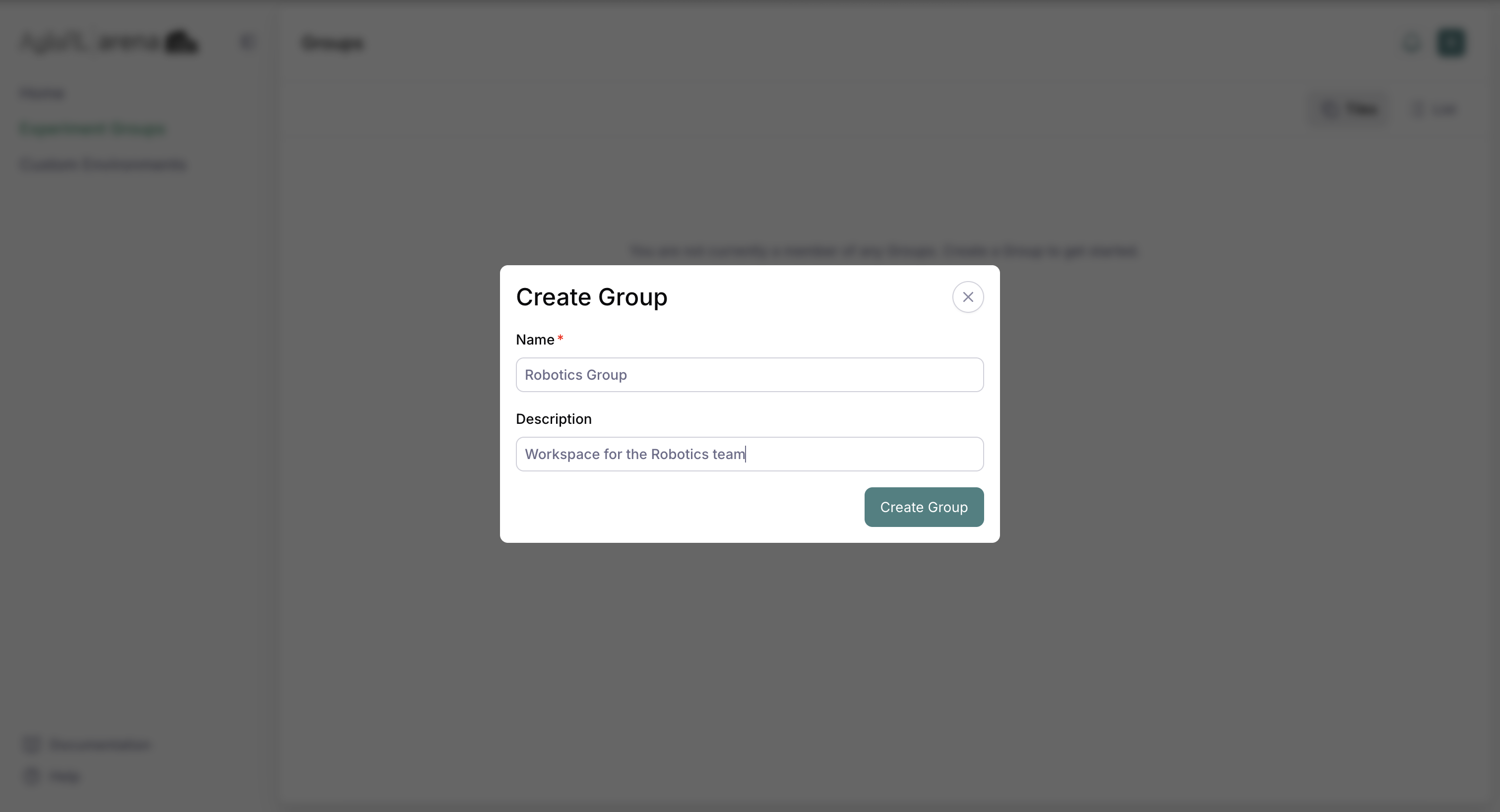 Create group