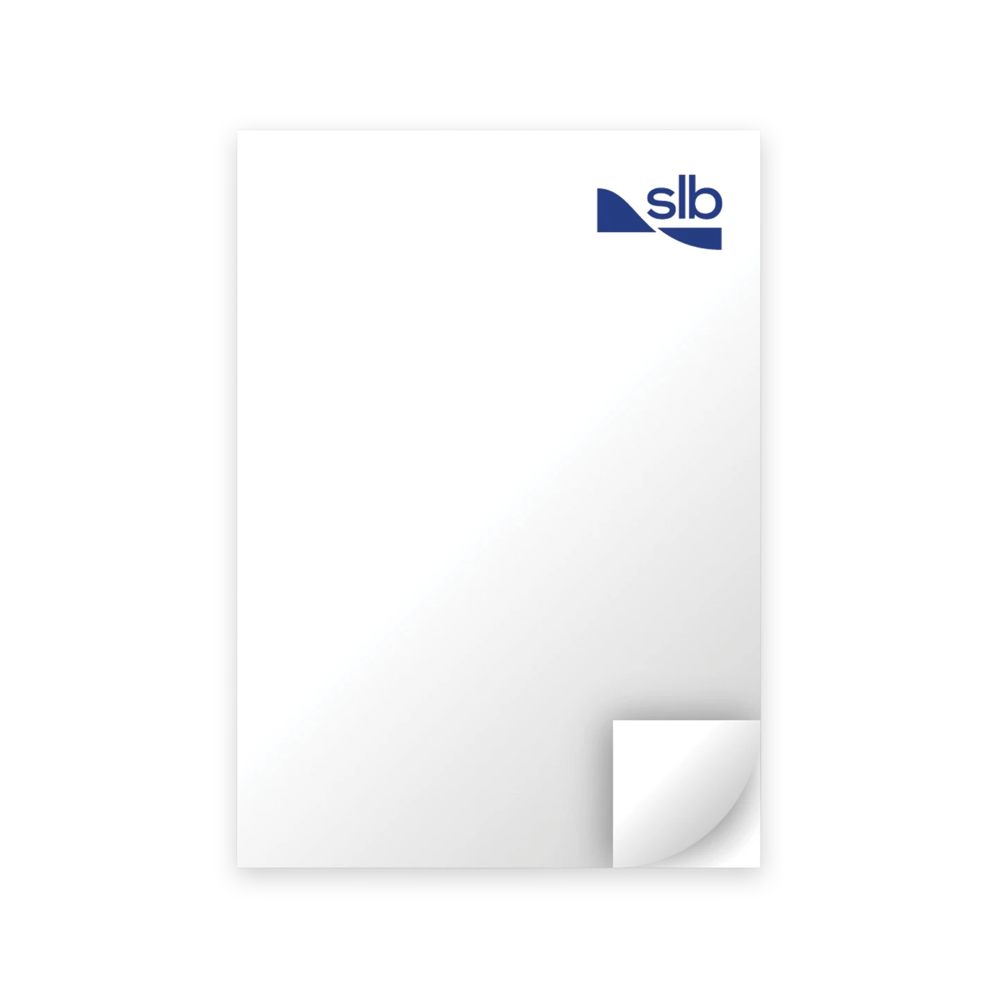 SLB A6 Notepad with Wrap Cover