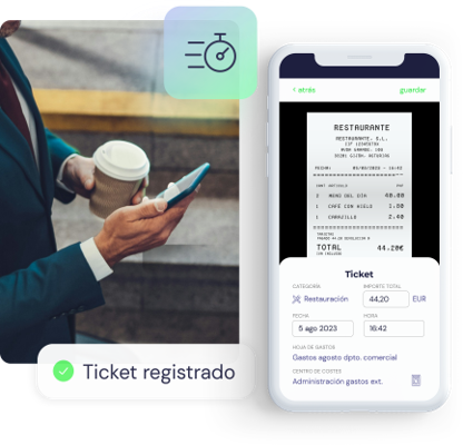 Gestión simple de gastos de viaje profesionales