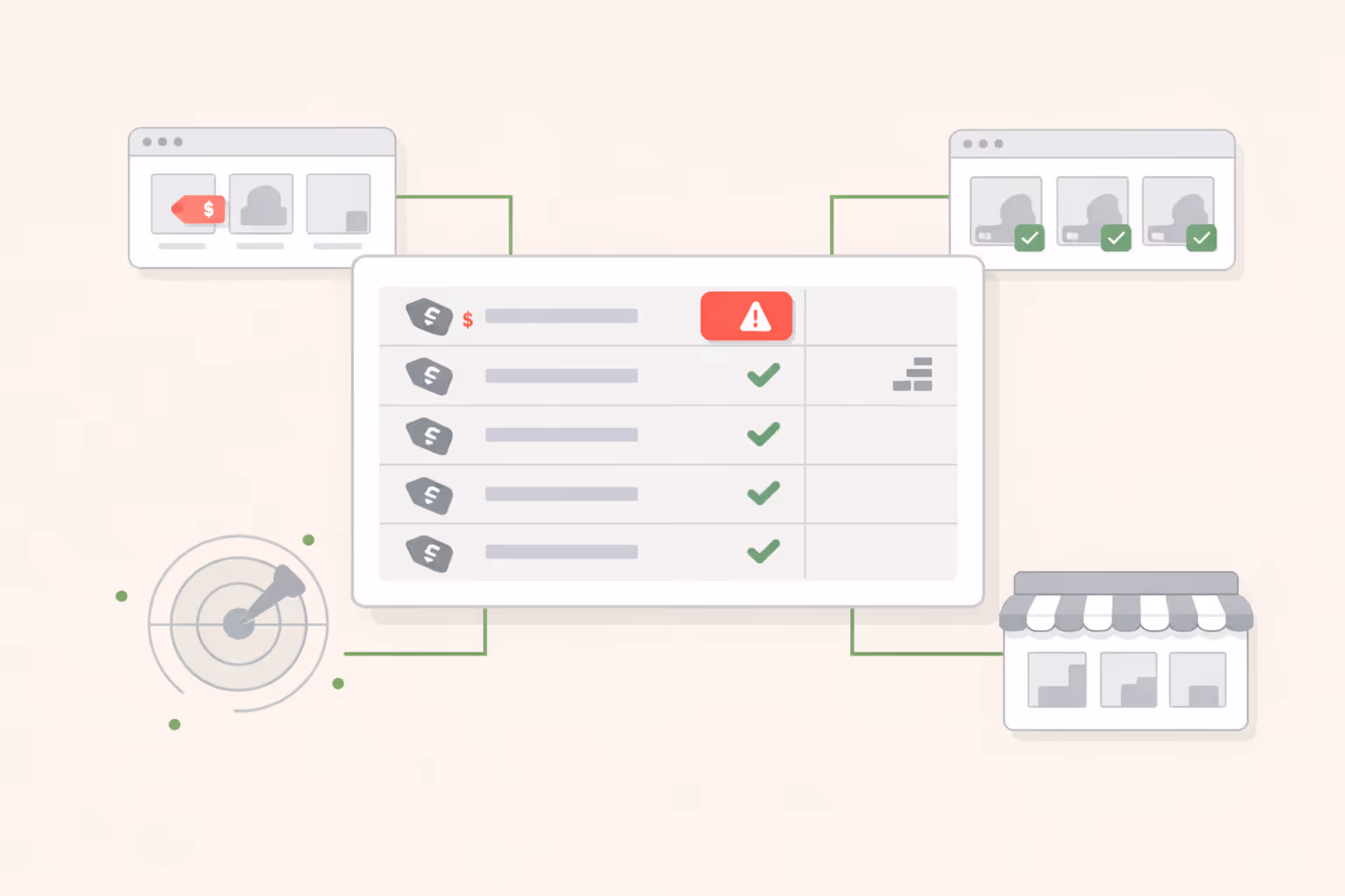 Multi-channel price detection