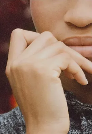 part of human's face