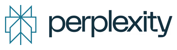 Perplexity company logo with a geometric star-like symbol to the left of the word 'perplexity'.