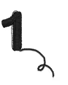 Black number one with a downward curved arrow pointing to the right.