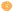 Small orange dot with a subtle gradient and a soft shadow on a white background.