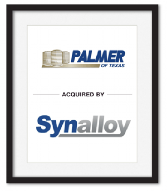 palmer of texas acquired by synalloy