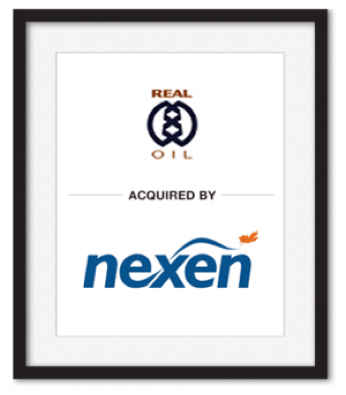 real oil acquired by nexen