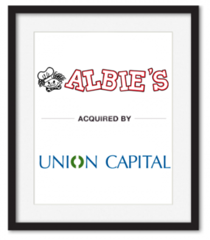 albies acquired by union capital