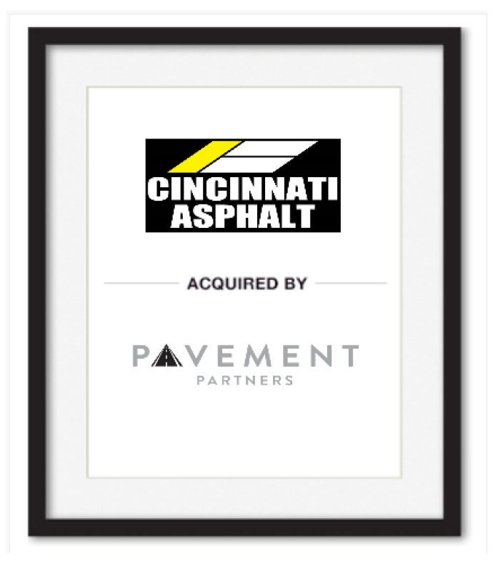 cincinnati asphalt acquired by pavement partners